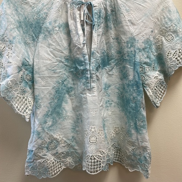 New Women’s Anthropologie Embroidered Tie-Dye Blouse!!🔥🔥🔥 - Picture 7 of 15